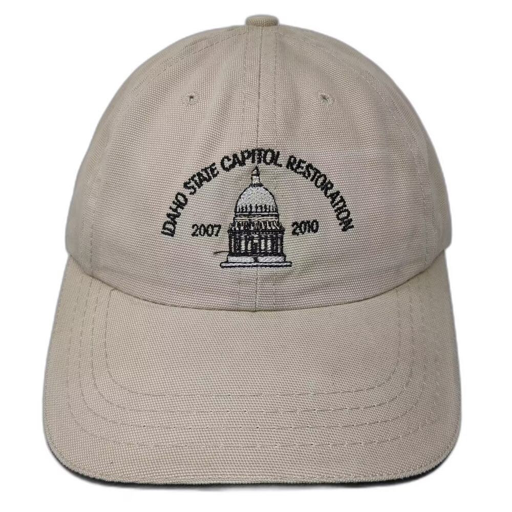Competition Headwear Idaho State Capitol Restoration Baseball Cap Beige OS USA